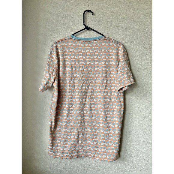 Howler Brothers Jacquard T-Shirt Orange Men’s Size Medium GUC - Picture 4 of 4